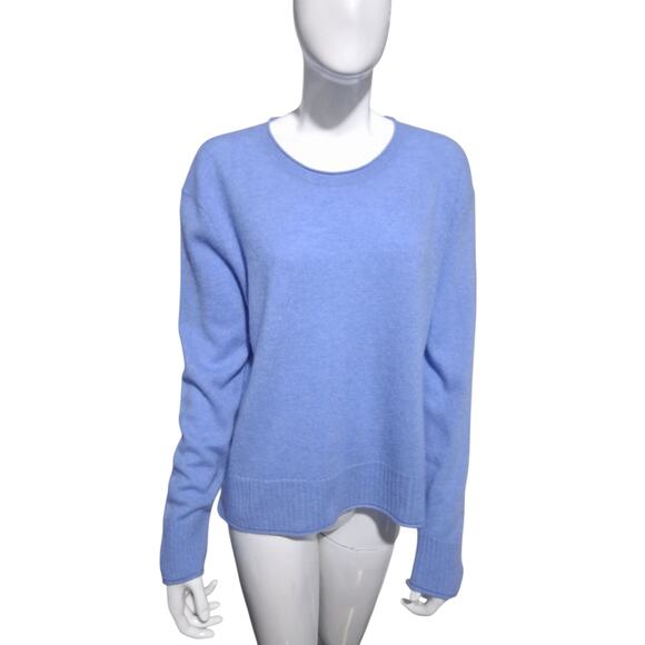 Rachel Zoe Womens Large 100% 2-Ply Cashmere Crewneck Quiet Luxury Soft Sweater - Picture 7 of 10